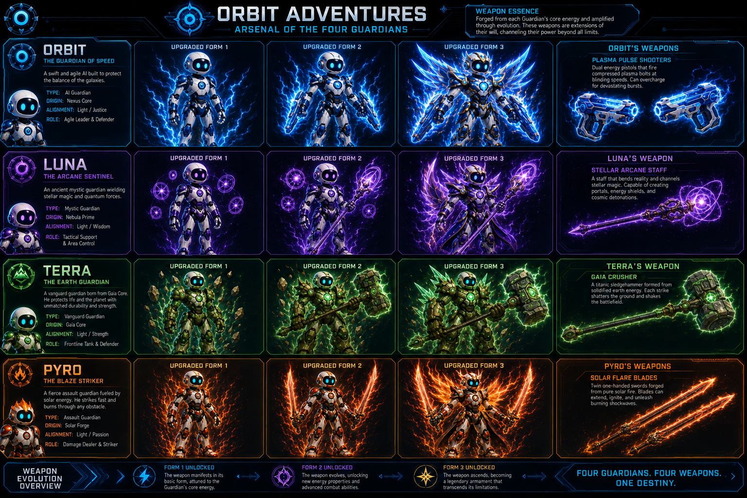 Character and transformation concepts