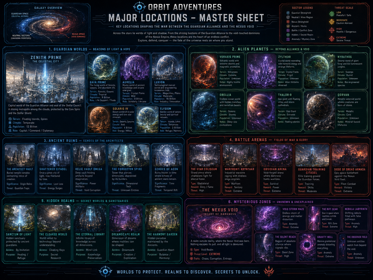 Location and environment concepts