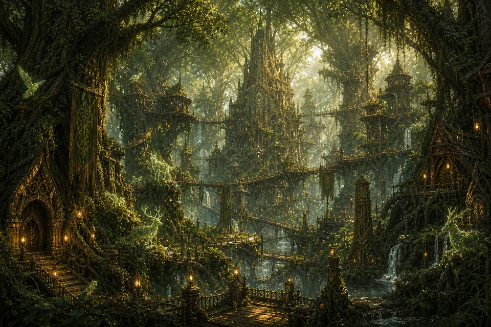 Thornwatch, the forest capital of Verdanth