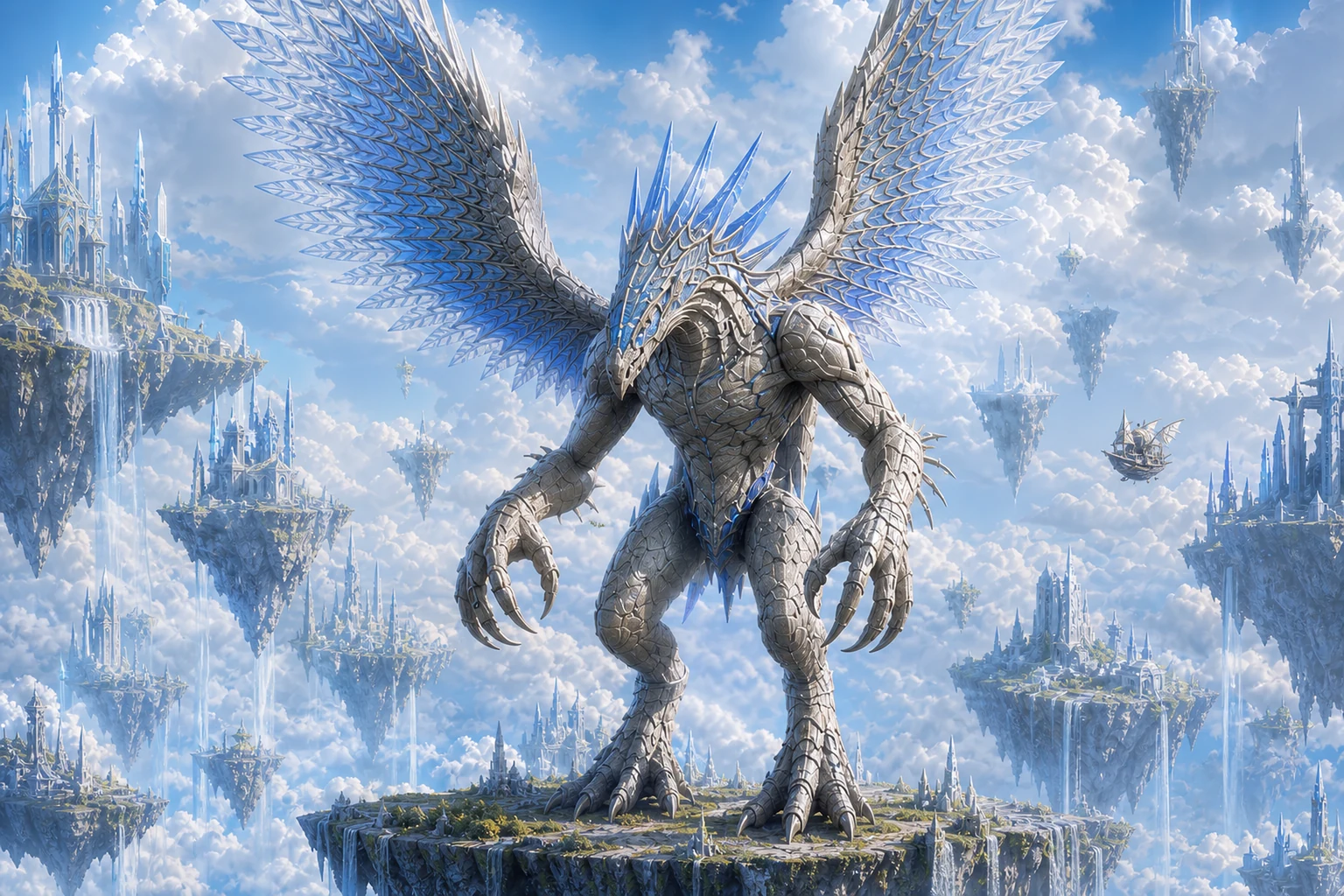 Skyroot Crownstrider, Celestara's winged bipedal Zone Titan