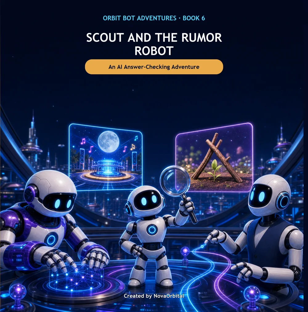 Cover of Scout and the Rumor Robot