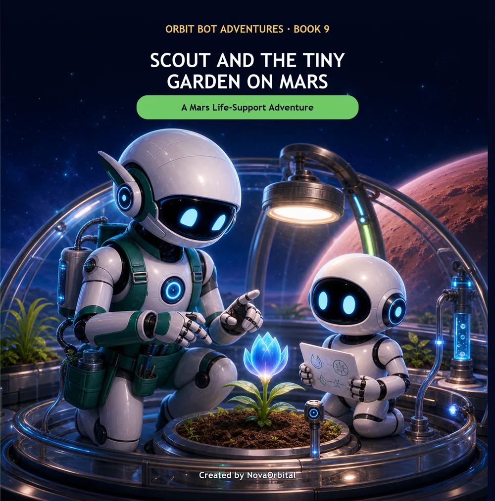Cover of Scout and the Tiny Garden on Mars