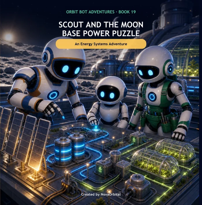 Scout and the Moon Base Power Puzzle cover